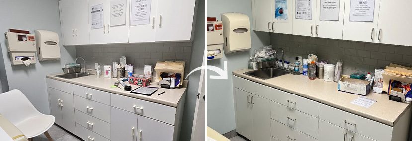 Medical Office Cabinets Transformation