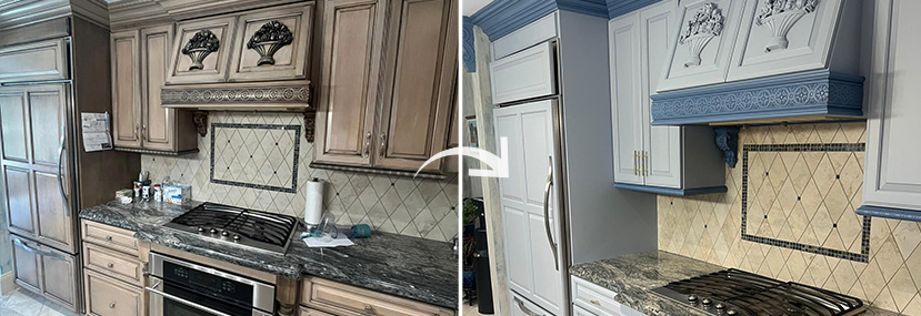 Manhattan Kitchen Cabinet Refinishing Job