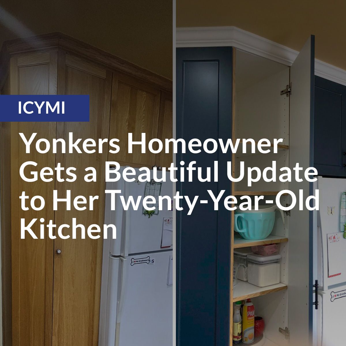 Yonkers Homeowner Gets a Beautiful Update to Her Twenty-Year-Old Kitchen